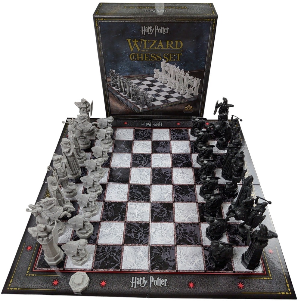 Harry Potter Wizard Chess Set The Noble Collection NN7580 Movie Replica Complete